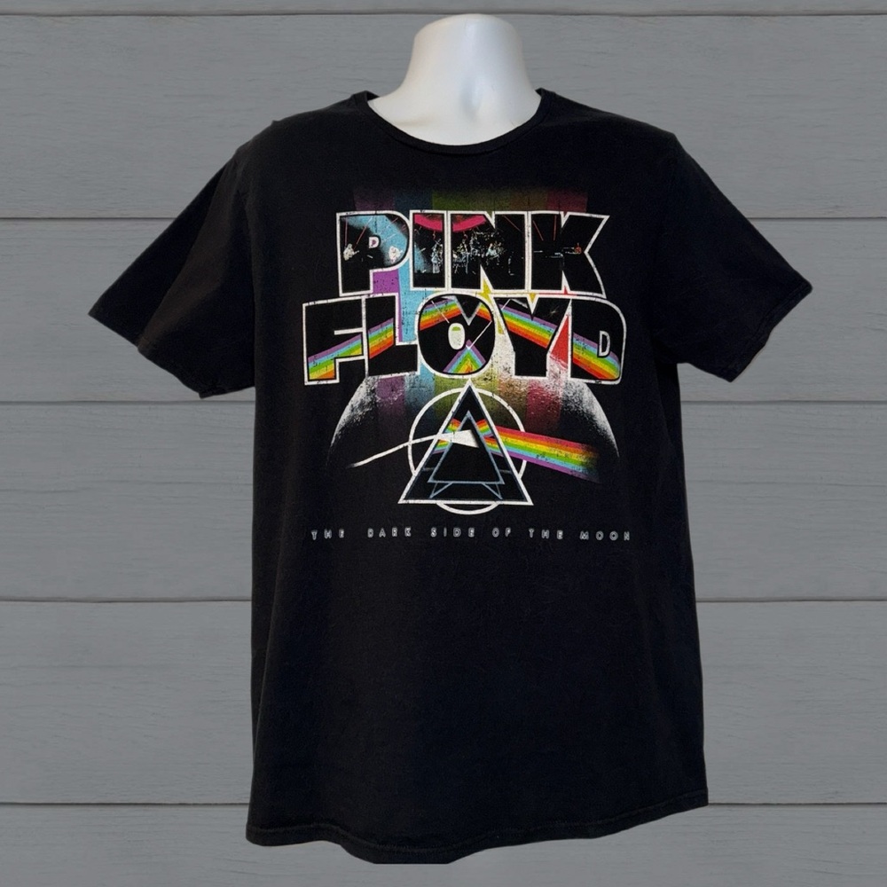 Pink Floyd “The Dark Side of the Moon” Graphic T-Shirt Men’s Large Black